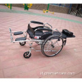 lipat manual kursi roda komode untuk orang tua